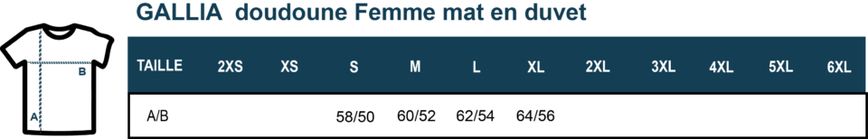 GUIDE GALLIA FEMME